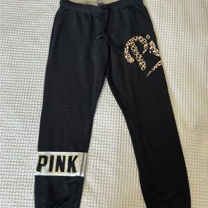 PINK Victoria's Secret Black Sweatpants